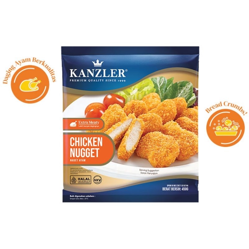 

Kanzler Chicken Nugget 450gr