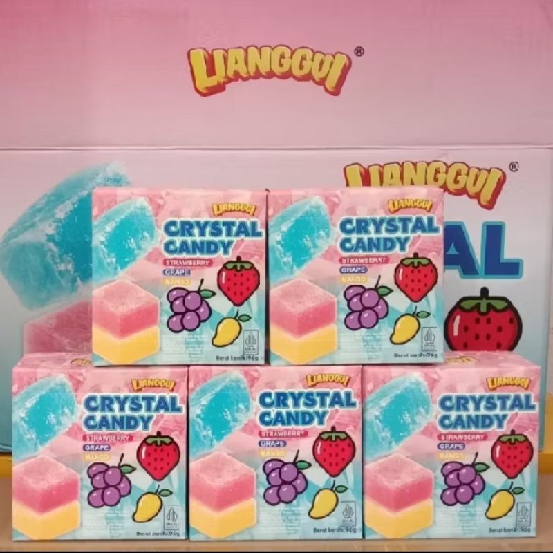 

Lianggui Crystal Candy 96gr x5 Permen Lunak