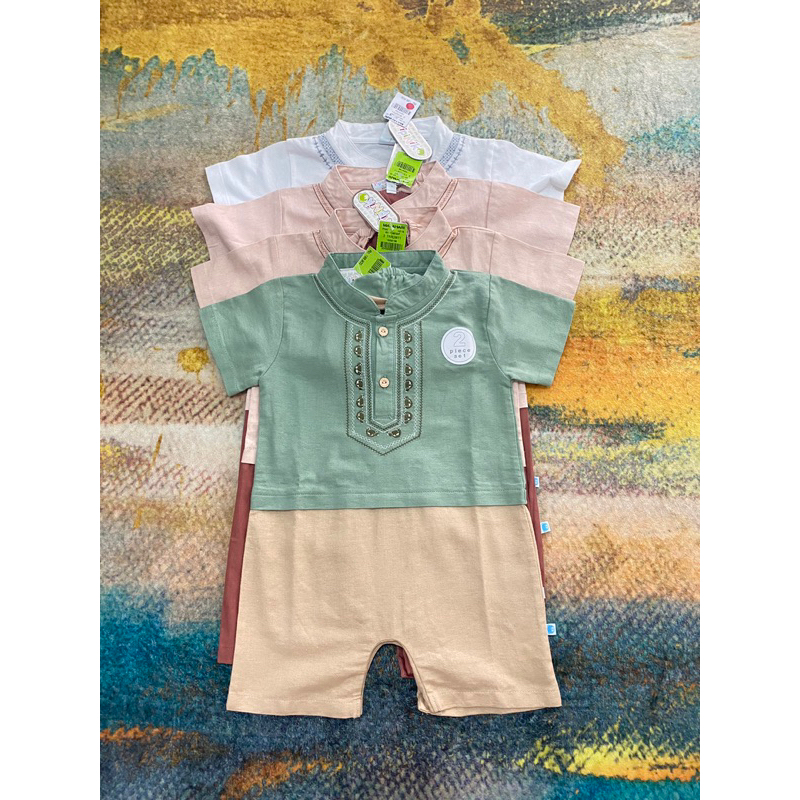 Romper Jumper Koko Set Peci Bayi Original Pipiniko