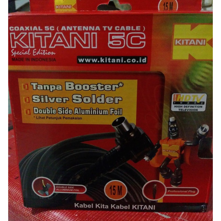 FG2 Kabel Antena TV Kitani  RG6 Kitani 5CJack 115225Mtr