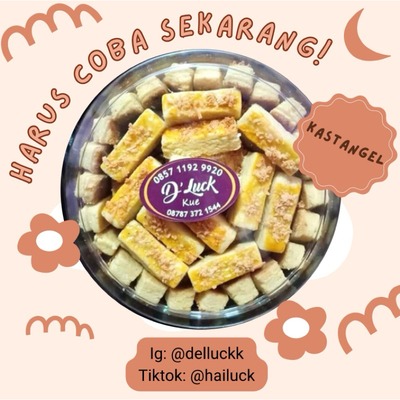 

Kastangel | Paket Ekonomis | Ukuran Kecil | Kue Lebaran | Hampers Lebaran