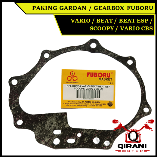 PERPAK GARDAN VARIO / BEAT / BEAT ESP / SCOOPY / VARIO CBS GASKET PAKING GEARBOX GEAR BOX FUBORU