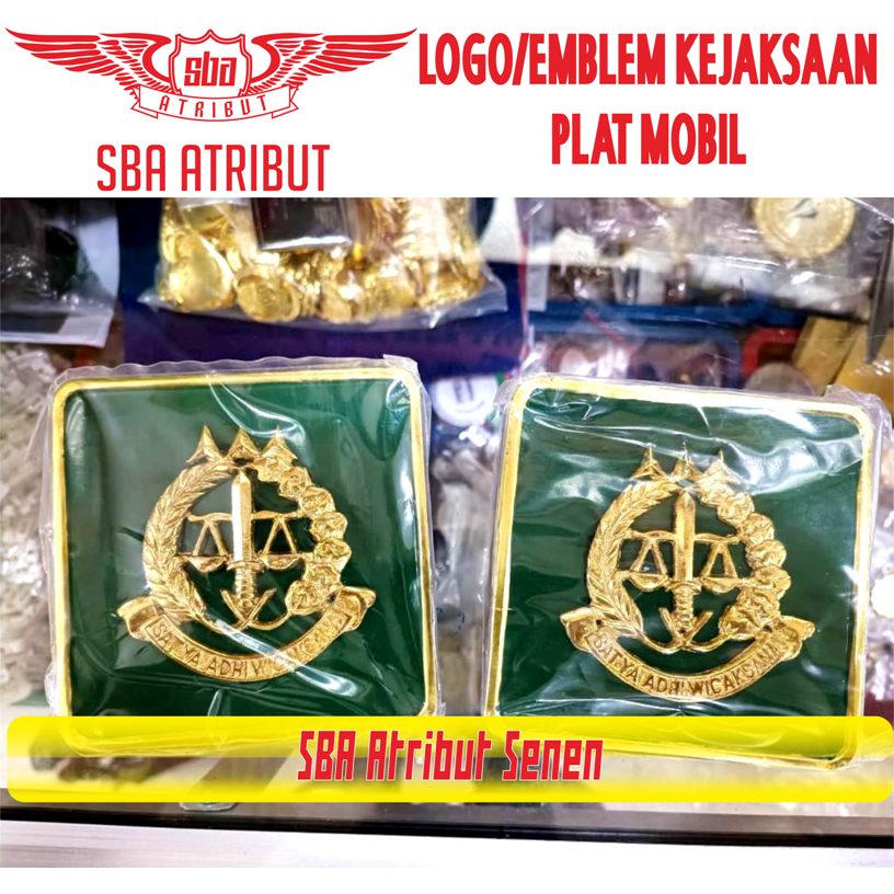 Emblem Logo Kejaksaan Untuk Plat Nomor Mobil