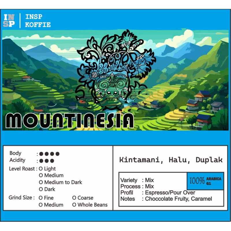 

Blend Kopi Arabika (Mountinesia)