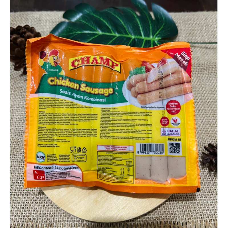 

Sosis Champ Ayam 375 gram