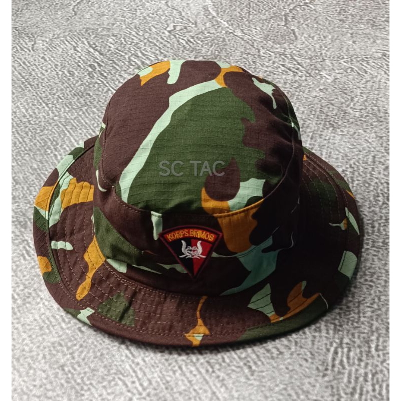 Topi RIMBA LORENG BRIMOB/Topi RIMBA BOLAK BALIK BRIMOB LORENG