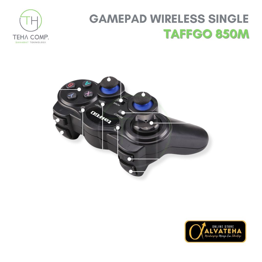 Gamepad Wireless Bluetooth Stick Joystick Smart TV PC Laptop Android