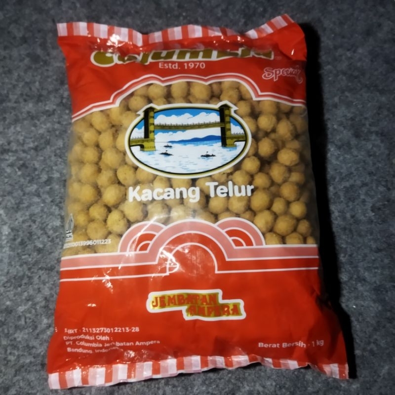 

kacang telur jembatan Ampera 1kg