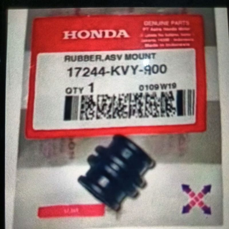 KARET AIR SUCTION VALVE BEAT CARBU SCOOPY CARBU ASV MOUNT BEAT CARBU 17244-KVY