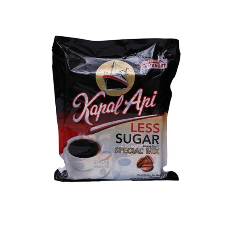 

kapal api less sugar 20s x 21 gr