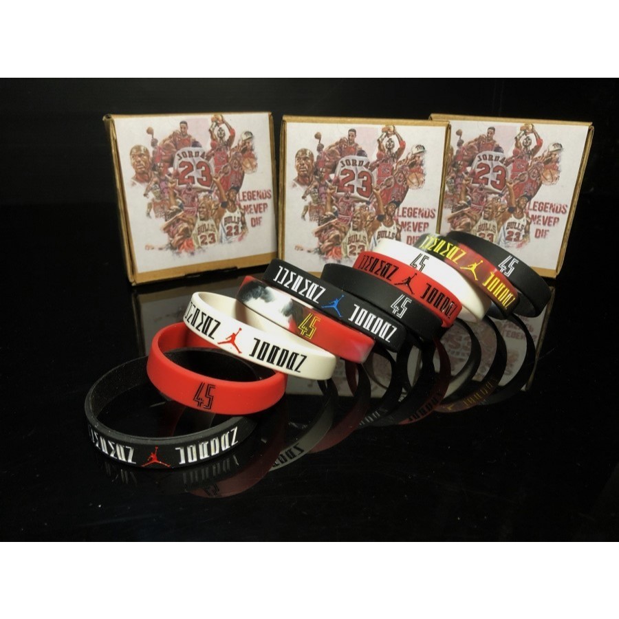 Gelang basket NBA baller id Jordan " I am Back " gelang basket Jordan 45 I am back