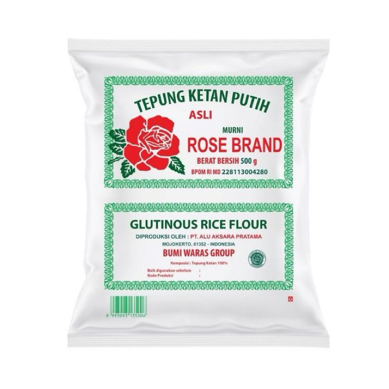 

tepung ketan putih rosebrand 500gr