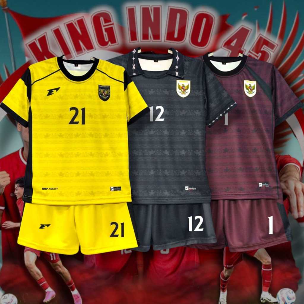 BAJU BOLA ANAK TIMNAS KIPER 2025 FULLPRINTING