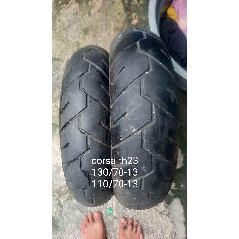 BAN COPOTAN NMAX,PCX,DLL CORSA 130/70-13 & CORSA 110/70-13