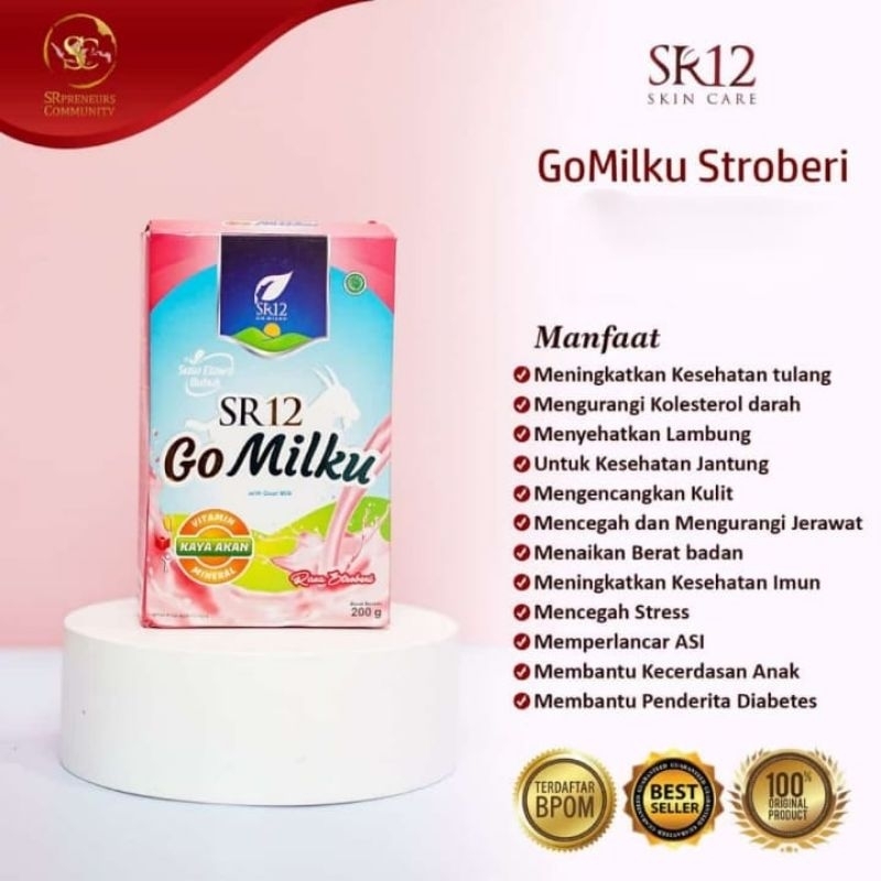 

GoMilku Strobery200g
