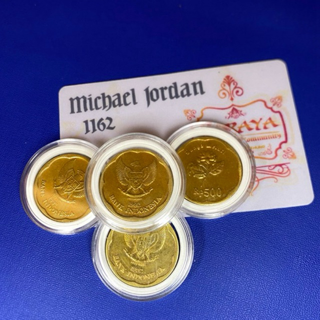 500 rupiah melati besar tahun 1992