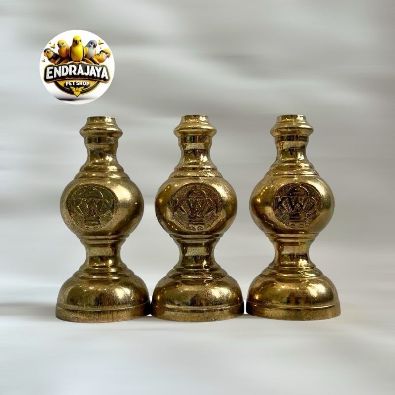 PION SANGKAR LOVEBIRD MERK KWK WARNA GOLD | MAHKOTA SANGKAR LOVE BIRD KWK