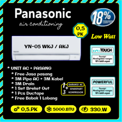 AC PANASONIC 1/2.PK ** Standart *  + PASANG