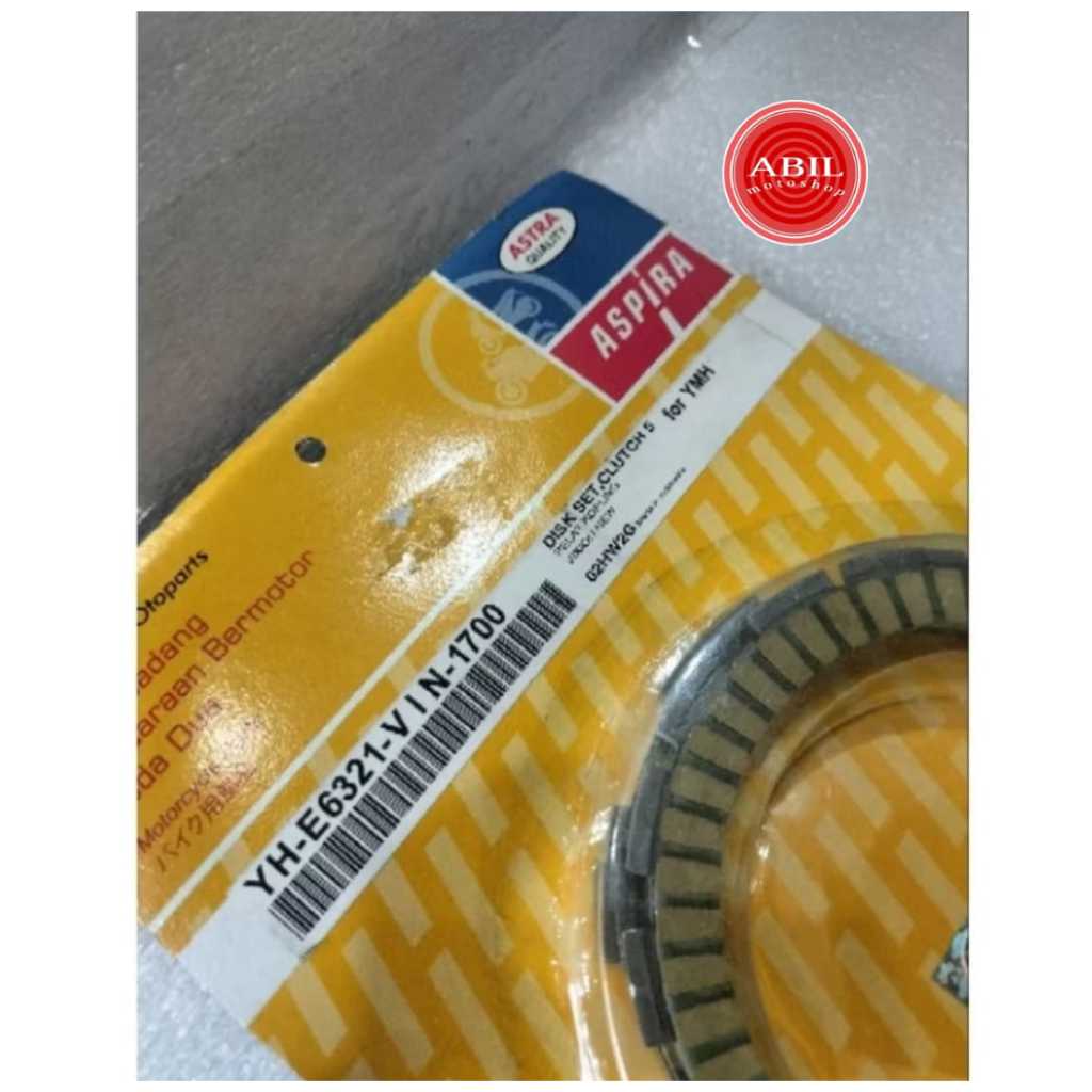 kampas kopling ASPIRA vixion new/ kampas kopling original Aspira