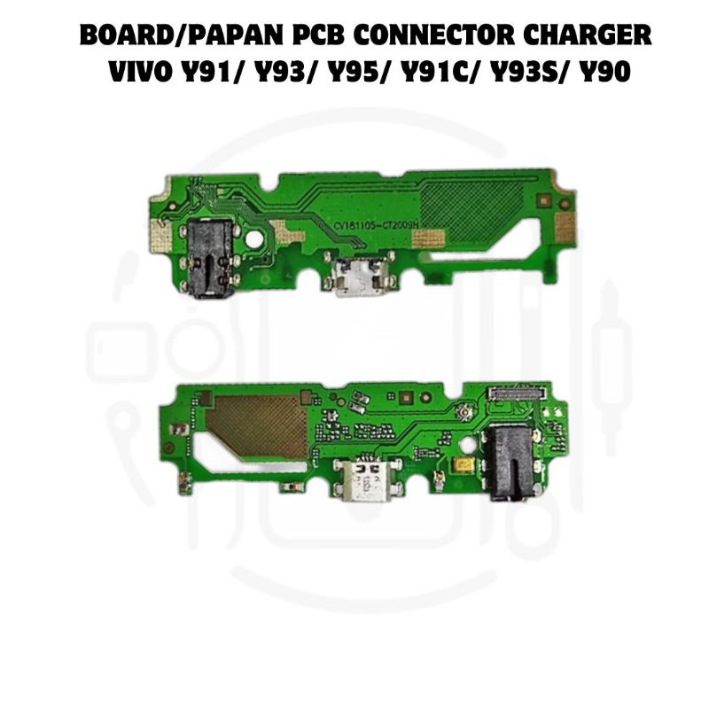 BOARD/PAPAN PCB CONNECTOR CHARGER VIVO Y91/ Y93/ Y95/ Y91C/ Y93S/ Y90 100% ORIGINAL