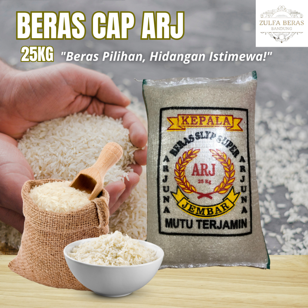 

Beras Cap ARJ 25KG Beras Premium
