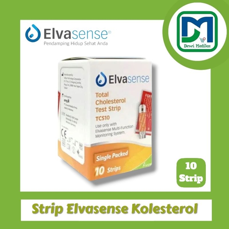 Strip Elvasense Kolesterol  Isi Ulang Elvasense Kolesterol  Refill Elvasense Kolesterol