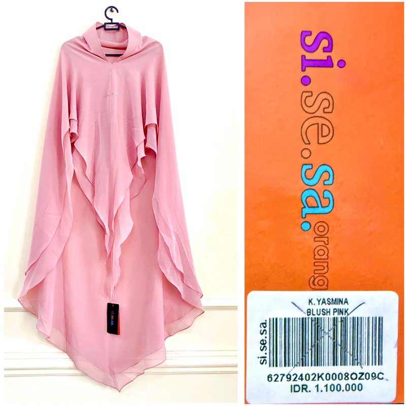 Khimar sisesa blush pink