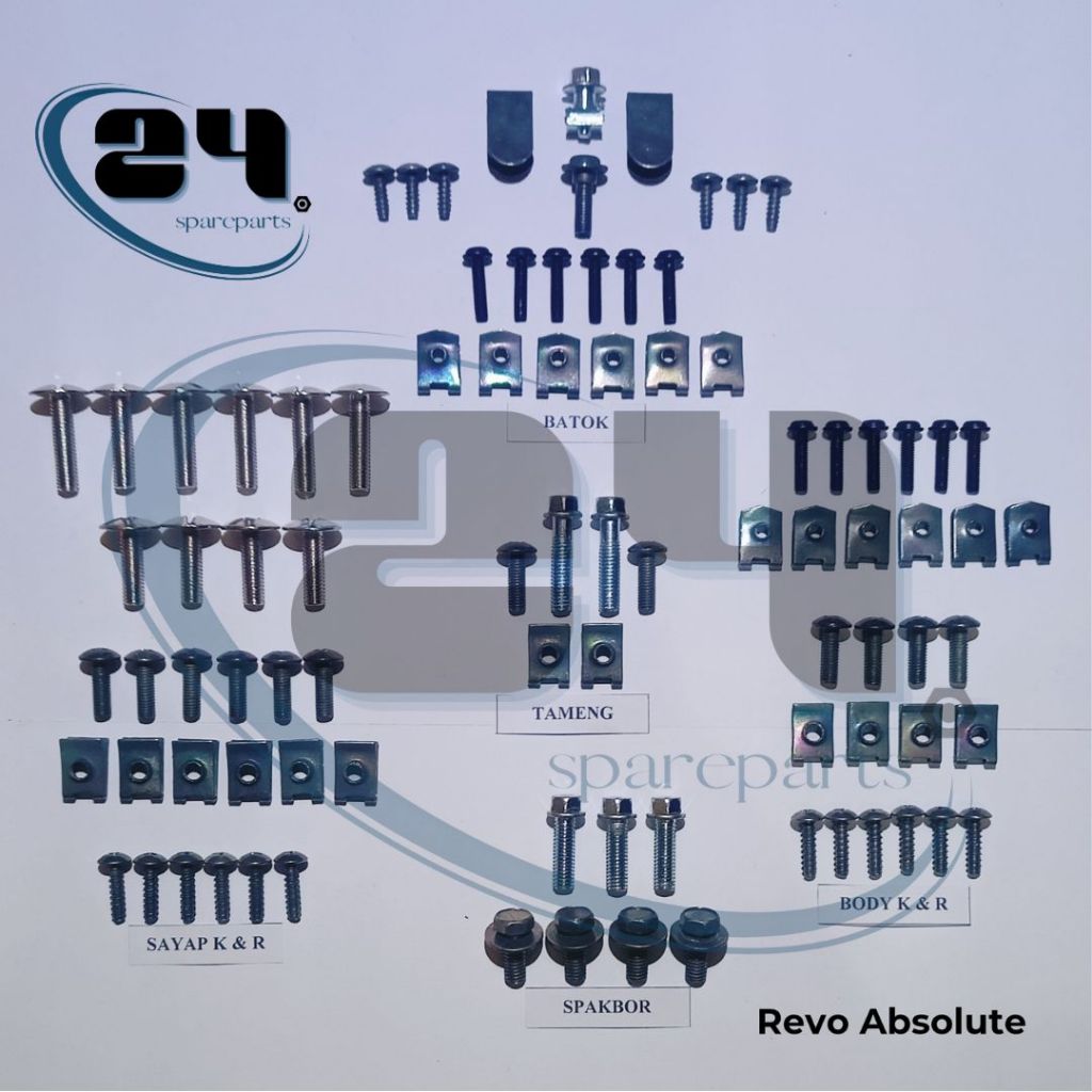 Baut/Baud Body Motor Honda Revo 110 Absolute