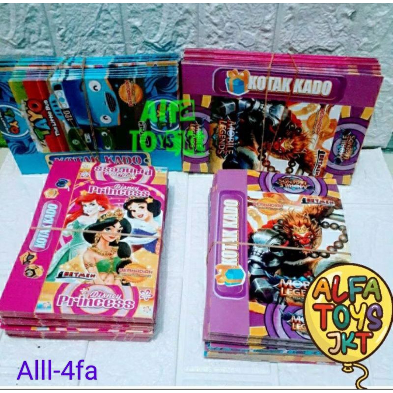 

kotak kado gede bungkus kado ukuran (Lbr 9×Pnjg13xTbal 3)isi 100pcs