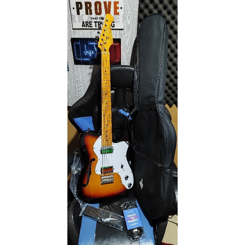 Gitar Elektrik Donner DJC1000 Telecaster Thinline