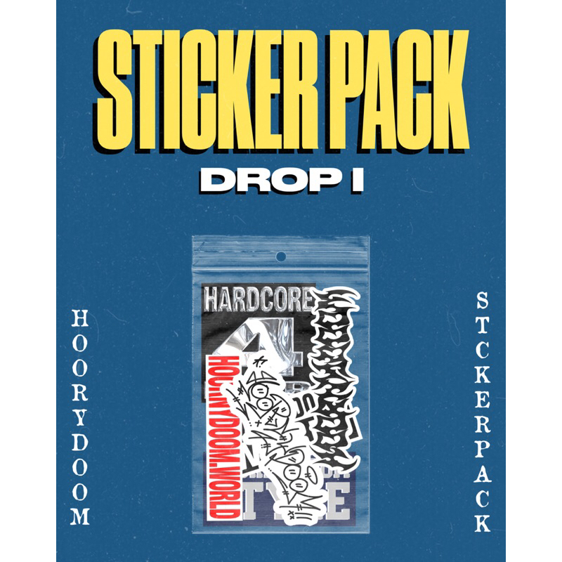 

*Sticker pack* drop 1 hoornydoom