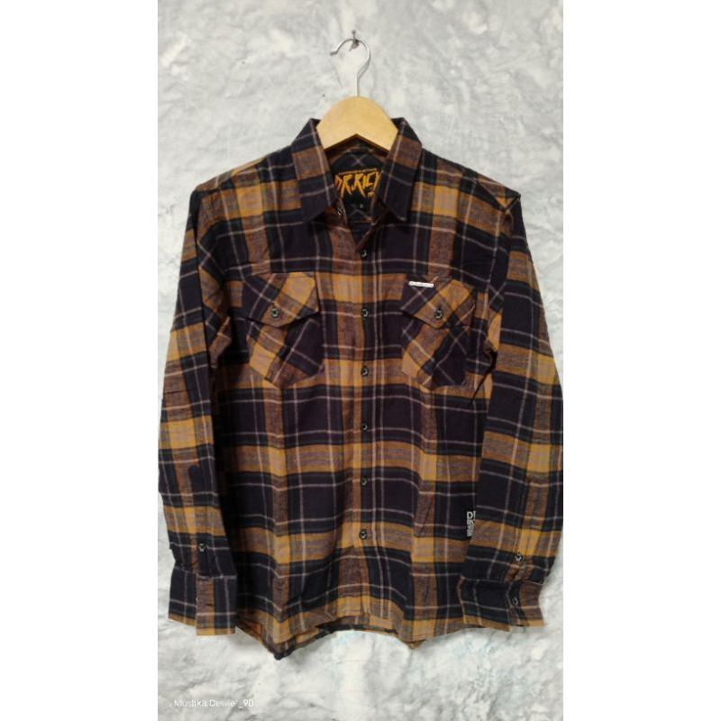 dr ricks denim  flanel