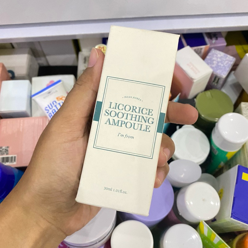 I'm from licorice soothing ampoule