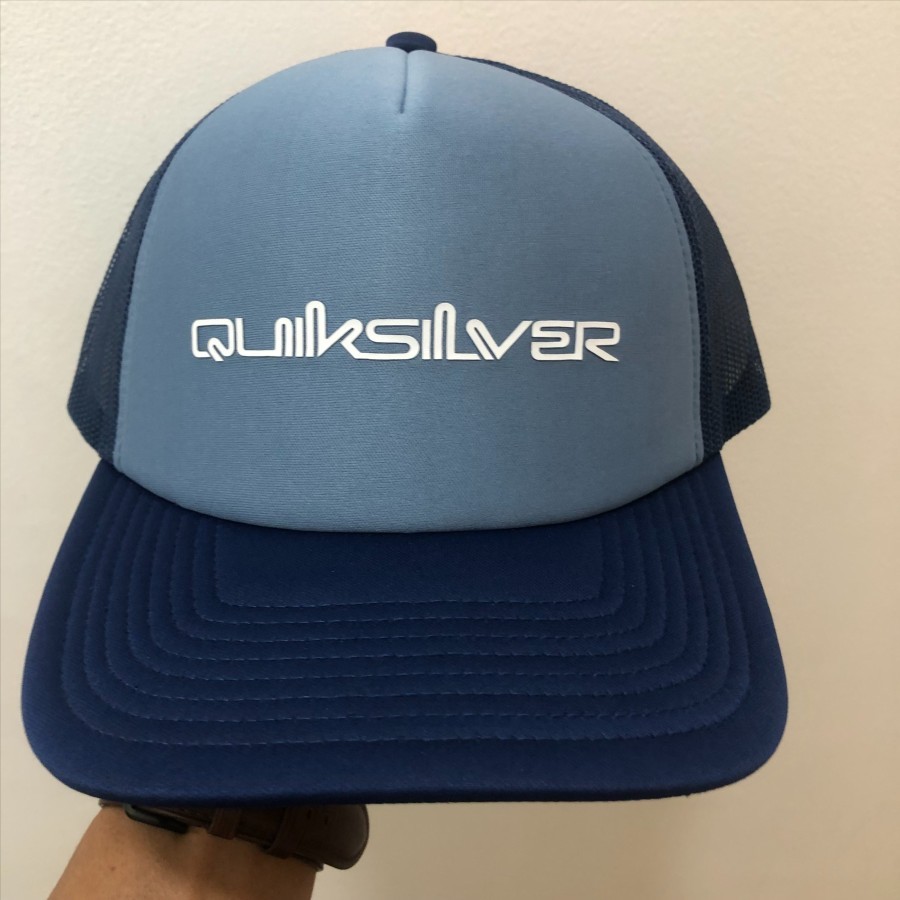 Topi Pria Quiksilver Original Omni Trucker Blue cap new