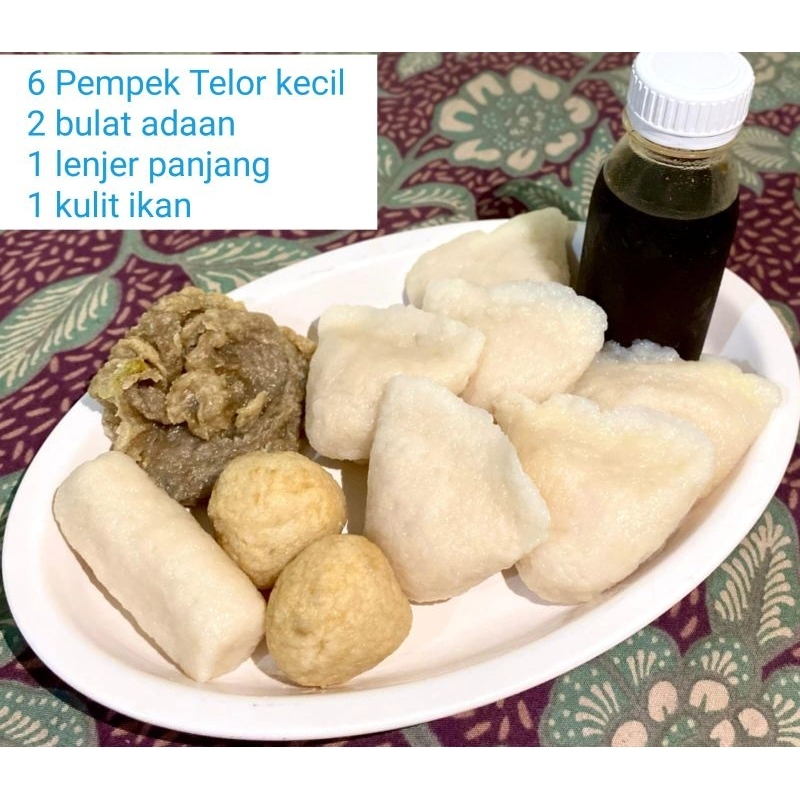 

Pempek Palembang ASLI Ikan Tengggiri perpack Cuko maknyoss..