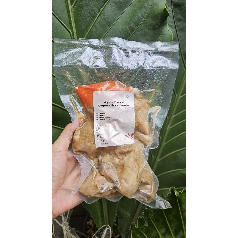 

Ayam Bacem Organik 1/2 Ekor Free Sambal