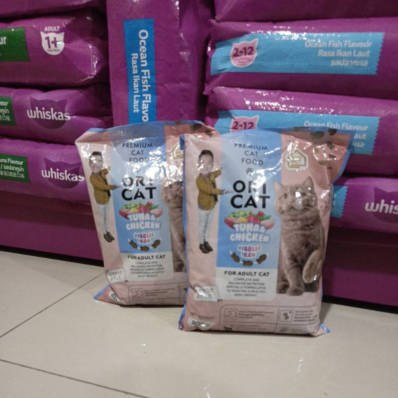 ori cat adult tuna chiken 800 gr fres pack cat food dry food ori cat premium cat food