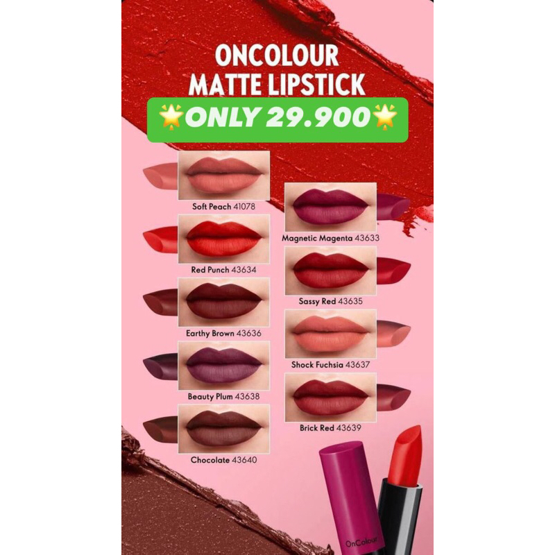 PROMO LIPSTIK MATTE ORIFLAME