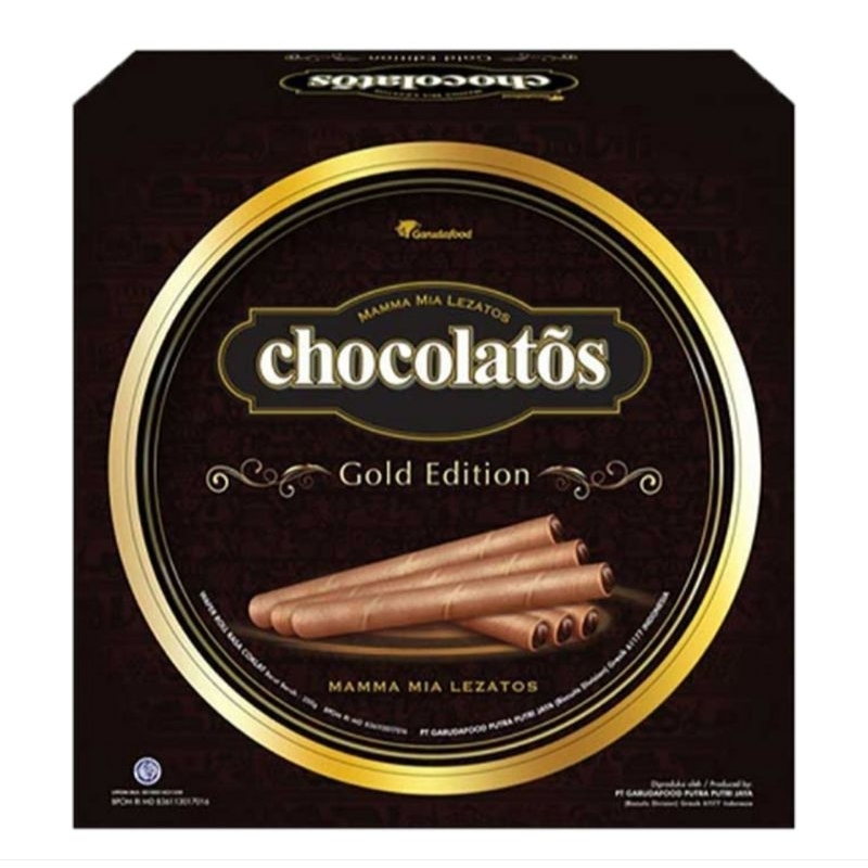 

GERY CHOCOLATOS GOLD EDITION WAFER ROLL KALENG @350GR