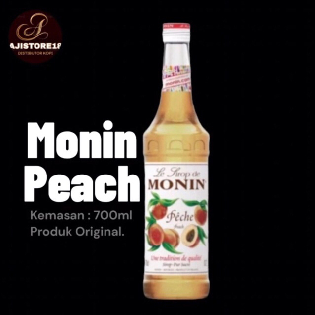 

Monin Syrup Peach 700ml- SYRUP MONIN