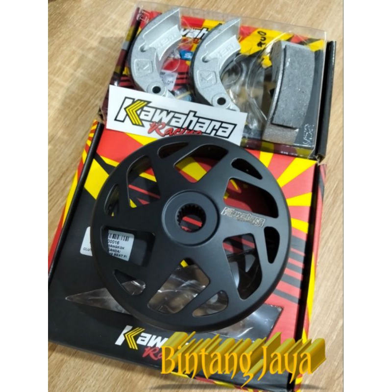 paketan pully cvt racing Kawahara mangkok kampas ganda kampas otomatis buat motor beat fi esp/beat f
