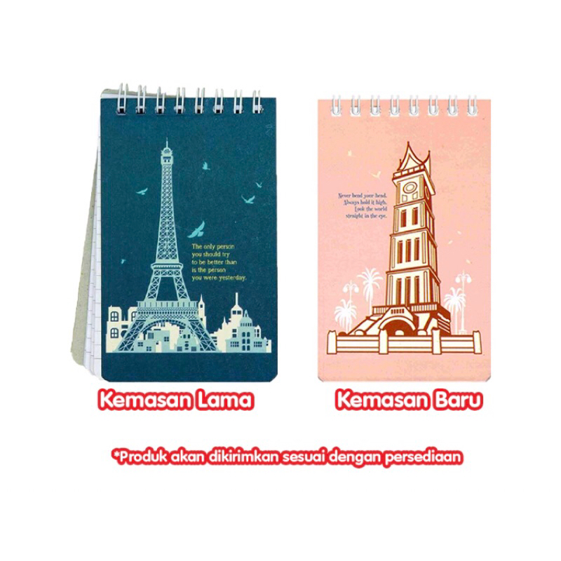 

buku memo buku tulis mini ring
