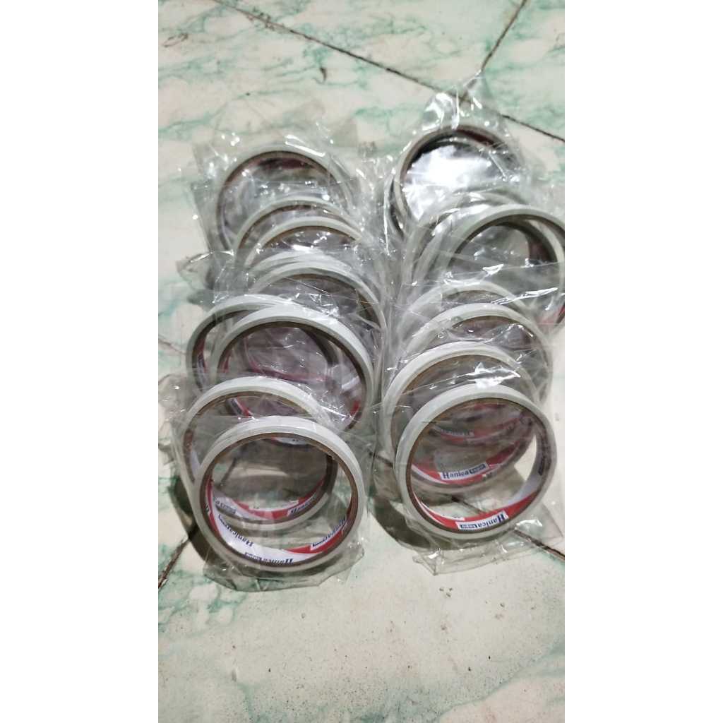 

1 Slop 24 pcs Solasi bolak balik Double tape
