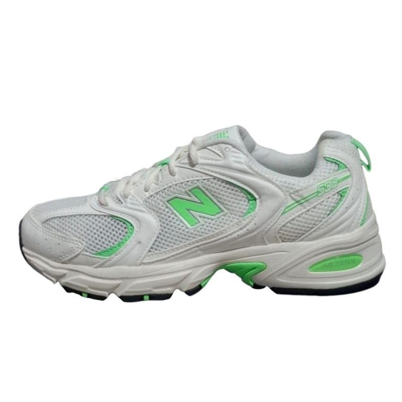 SEPATU SNEAKERS WANITA SIZE 40 ORIGINAL NB 530 WHITE GREEN