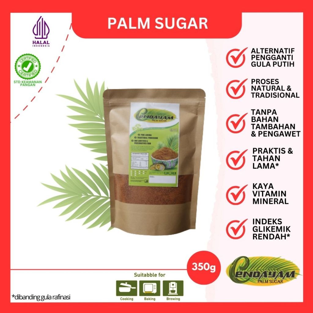 

GULA SEMUT AREN CENDAYAM 350 GRAM