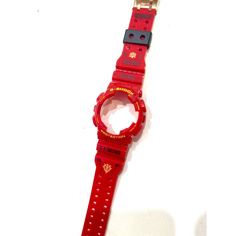 BNB G-SHOCK GA/GD 110 SOLID GUNDAM RED