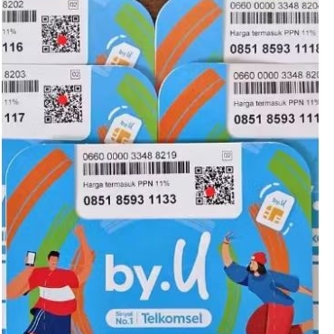 Kartu Perdana ByU 7GB dari Telkomsel masa aktif selamanya.