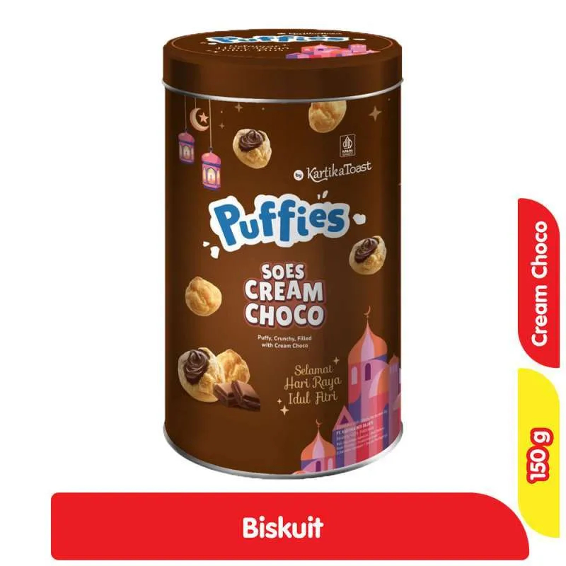 

Kartika Toast Puffies Soes Cream Choco 150g