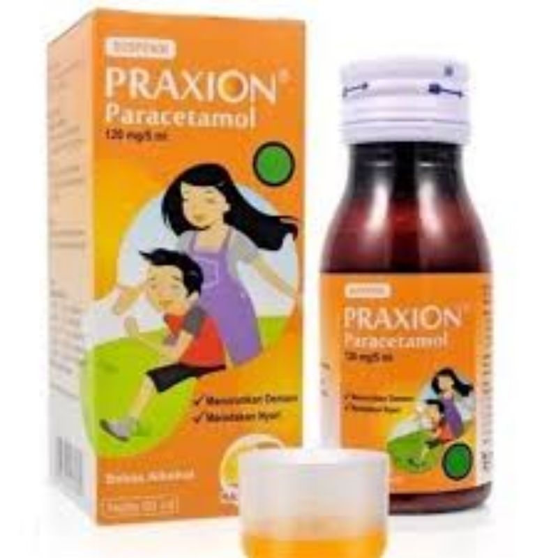 Praxion Paracetamol Rasa Jeruk 60ml - Penurun Demam Anak