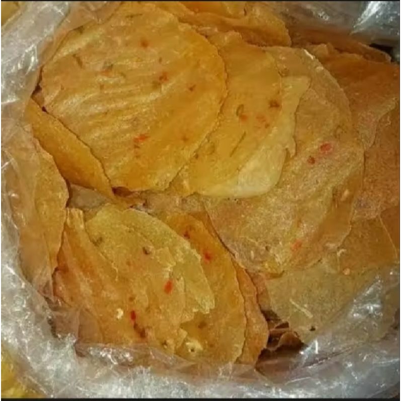 

Opak singkong Mentah Pedas sedang 500gr